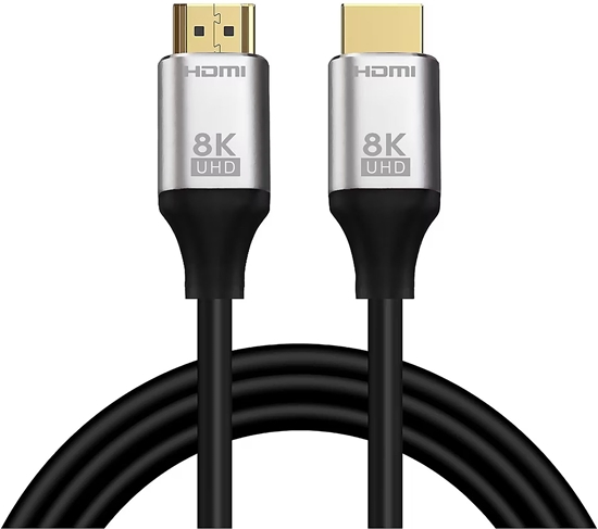 Picture of RoGer UHD8K3BK UHD 8K@60Hz HDMI 2.1 Cable / 48Gbps / HDR / 3m