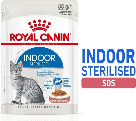 Picture of Royal Canin ROYAL CANIN Indoor Sterilised Sos saszetka 12x85g