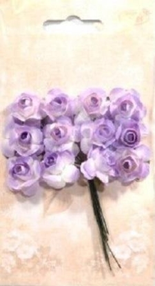 Picture of Róyczki papierowe 12szt liliowe