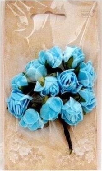 Picture of Róyczki z pianki niebieskie 2cm 12szt