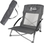 Изображение Royokamp  Fotel turystyczno plaowy z podokietnikami 55x58x64 cm skadany szary