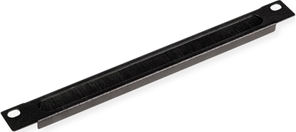 Attēls no Roline 10-inch cable feed, with brush strip 0.5U black