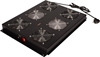 Picture of Roline 19" roof fan unit with 4 fans, ON/OFF for server rack black