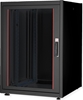 Изображение Roline 19-inch network cabinet Basic 22 U, 800x800 WxD glass door black