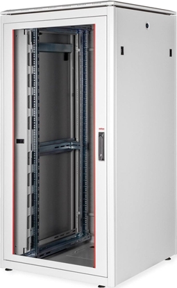 Attēls no Roline 19-inch network cabinet Pro 32 U, 800x800 WxD glass door grey