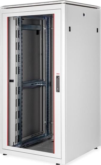 Picture of Roline 19-inch network cabinet Pro 32 U, 800x800 WxD glass door grey