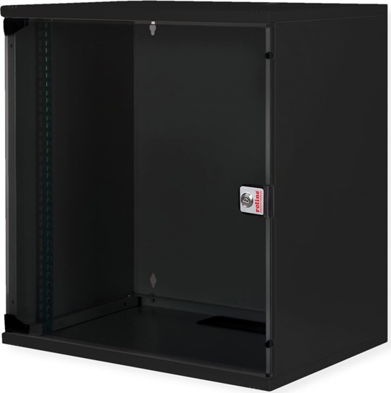 Picture of Roline 19-inch wall-mounted housing Basic 12 U, 540x400 WxD kit black