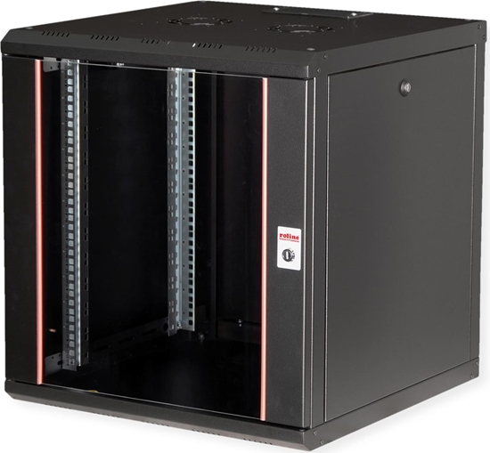 Picture of Roline 19-inch wall-mounted housing Pro 12 U, 600x600 WxD black