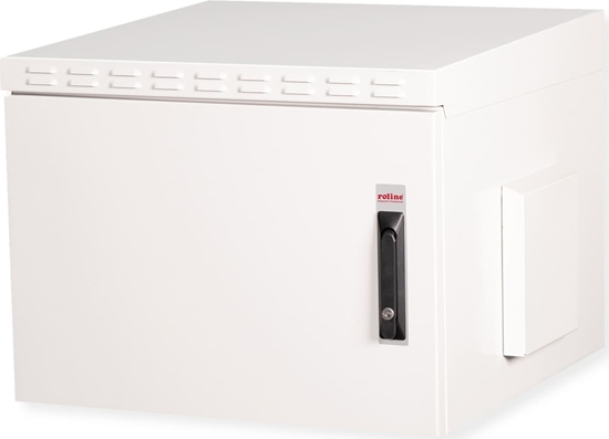 Picture of Roline 19-inch wall-mounted housing Pro 7 U, 600x600 WxD IP55 outdoor grey