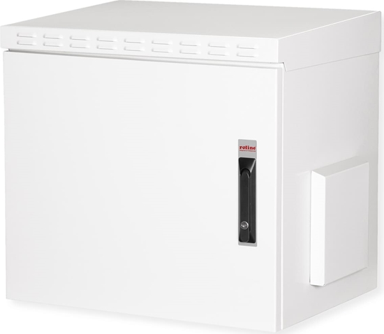 Picture of Roline 19-inch wall-mounted housing Pro 9 U, 600x450 WxD IP55 outdoor grey