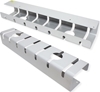Изображение Roline Cable Cover Organizer, Under Desk Mount (2 pieces), silver