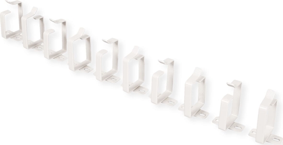 Picture of Roline Cable management bracket, 44x60mm grey 10 pieces