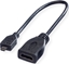 Picture of Roline HDMI High Speed Cable + Ethernet, A - D, F/M, 0.22 m