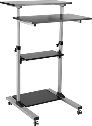 Picture of Roline PC Standing Workstation, black / gray