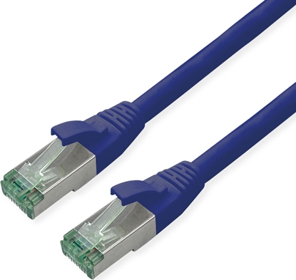 Attēls no Roline Recycled Material ROLINE RM S/FTP (PiMF) Patch Cord Cat.6A, blue, 1 m