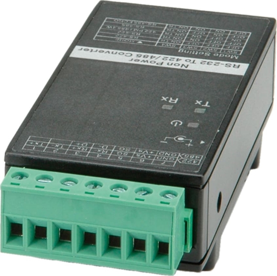 Изображение Roline RS-232 to RS-422/485 Converter, Din Rail, self powered