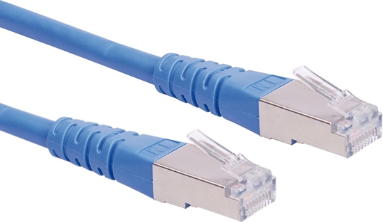 Изображение Roline S/FTP (PiMF) Patch Cord, Cat.6 (Class E), blue, 10 m