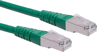 Изображение Roline S/FTP (PiMF) Patch Cord, Cat.6 (Class E), green, 3 m
