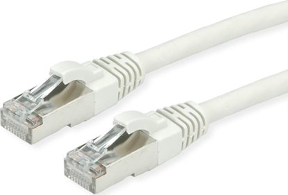 Изображение Roline S/FTP Cable Cat.7, with RJ-45 connectors (500 MHz / Class EA), LSOH, grey, 1 m