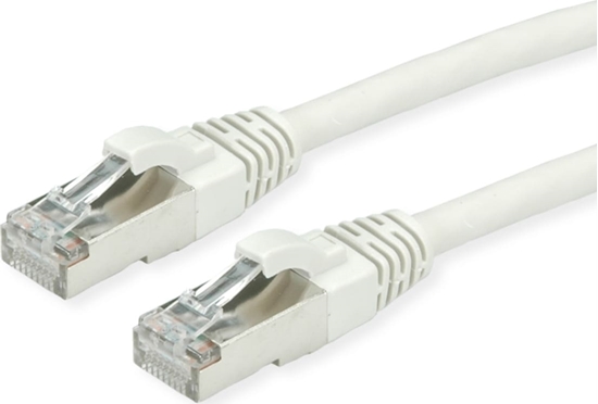 Изображение Roline S/FTP Cable Cat.7, with RJ-45 connectors (500 MHz / Class EA), LSOH, grey, 1 m
