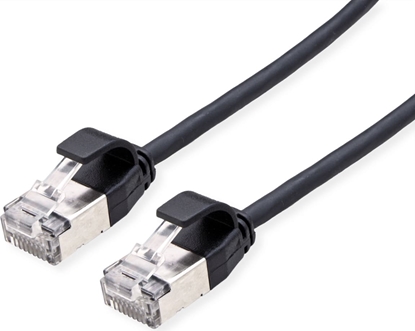 Picture of Roline U/FTP DataCenter Patch Cord Cat.6A (Class EA), LSOH, slim, black, 1 m