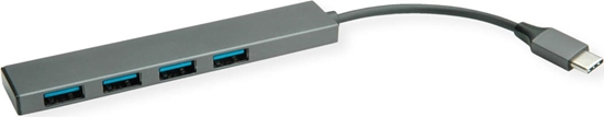 Изображение Roline USB 3.2 Gen 1 Hub, 4 Ports, Type C connection cable