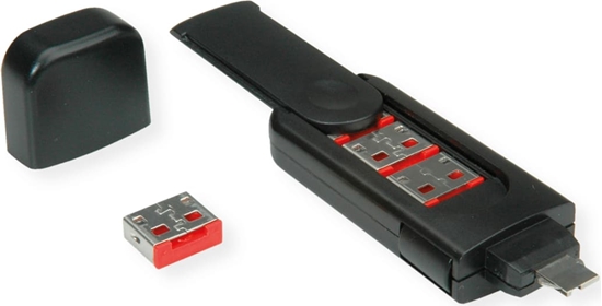 Picture of Roline USB Type A Port Blocker, 4x lock and 1x key
