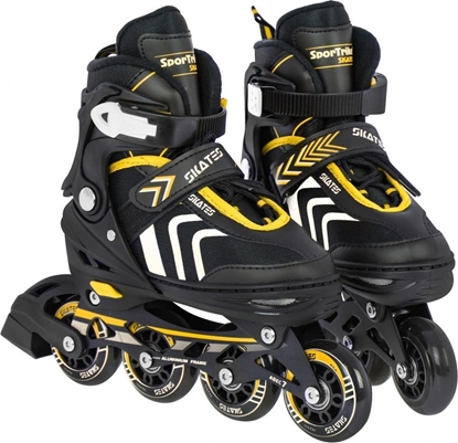 Attēls no Rolki SporTrike ZSP.HP88-5.S.ZOL z wymienn poz regulowane czarne r. 29-33