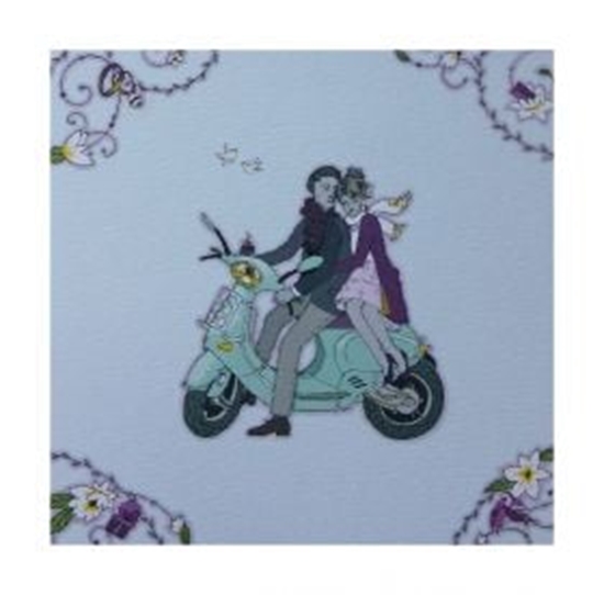 Picture of Rossi Karnet Swarovski para na skuterze CL1922 BL