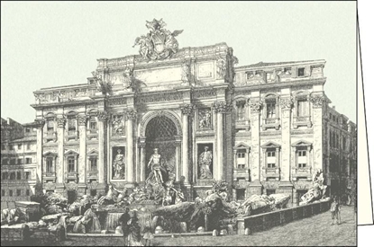 Attēls no Rossi Karnet z kopert ITW 002 Roma Fontana di Trevi