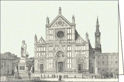 Attēls no Rossi Karnet z kopert ITW 009 Firenze Basilica S. Croce