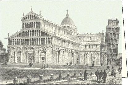 Attēls no Rossi Karnet z kopert ITW 010 Pisa Piazza Miracoli