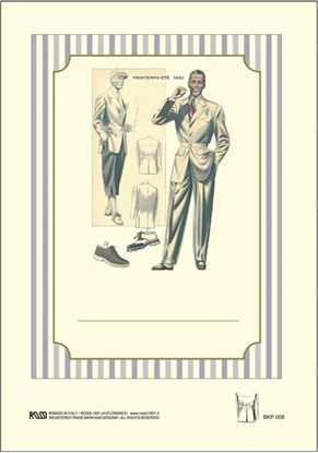 Attēls no Rossi Naklejki dekoracyjne BKP 006 Moda mska 6szt ROSSI