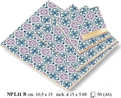 Attēls no Rossi Notes ozdobny A6 BR NP L11 B Fiolet ROSSI