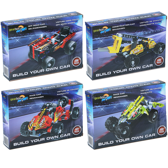 Изображение Rotaļlieta Konstruktors Automašīna, 4veidi