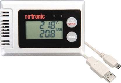 Изображение Rotronic HL-1D-SET - Feuchte- und Temperatur-Datenlogger mit Kabel und Software