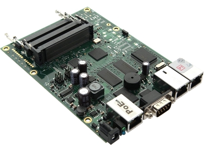 Picture of Router Board RB433/ CPU 300MHz/ 64MB RAM/ 3x LAN/ 3x mPCI/ Router OS L4