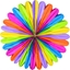 Изображение Rozeta multikolor rainbow