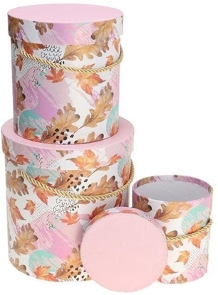 Picture of Rozette Pudeko Flower Box 3szt róowy ROZETTE