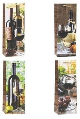 Attēls no Rozette Torebka ozdobna na butelk 12x36x9cm mix ROZETTE