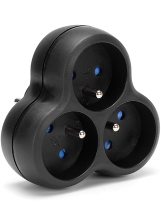 Attēls no Rozganik sieciowy MONTIS MT151-BK potrójny czarny