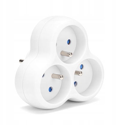 Attēls no Rozganik sieciowy MONTIS MT151-WH potrójny biay