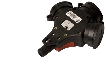 Attēls no Rozgaziacz potrójny Taurus2 z bolcem z zatyczk IP54 bryzgoszczelny 243711-srw