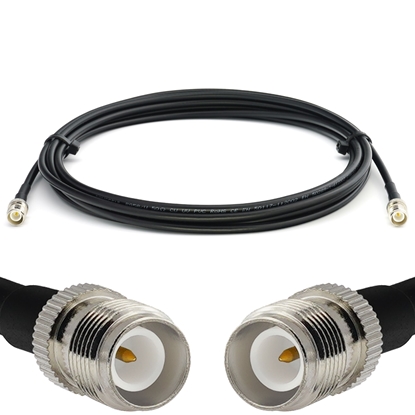 Attēls no RP-TNC Female to RP-TNC Female 7m RG58/U Coaxial Cable
