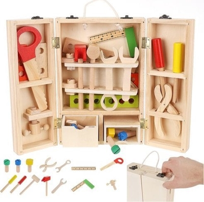 Picture of Ruhhy Skrzynka + zestaw narzdzi drewnianych 22697