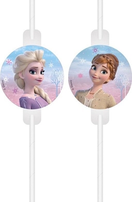 Attēls no Rurki papierowe z medalionem Frozen 2 4szt