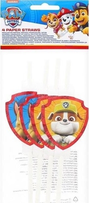 Attēls no Rurki papierowe z medalionem Paw Patrol 4szt