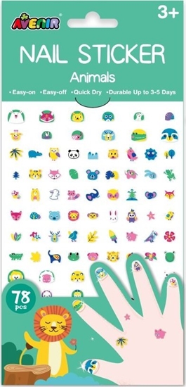 Picture of Russell Naklejki na paznokcie - zwierzta