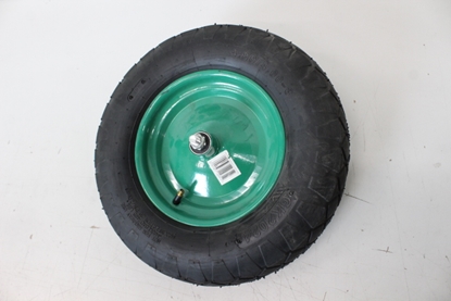 Attēls no SALE OUT. WHEEL PNEU.400/METAL.BEARING+AXLE/4PR.GREEN*** | Geko MISSING VENT CAP