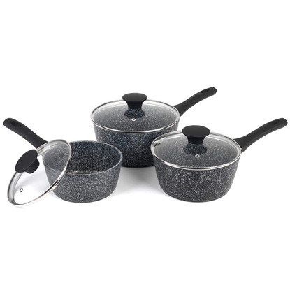Picture of Salter BW11460BRMFO Megastone Thermo Collar 3-Piece Saucepan Set - 16/18/20cm